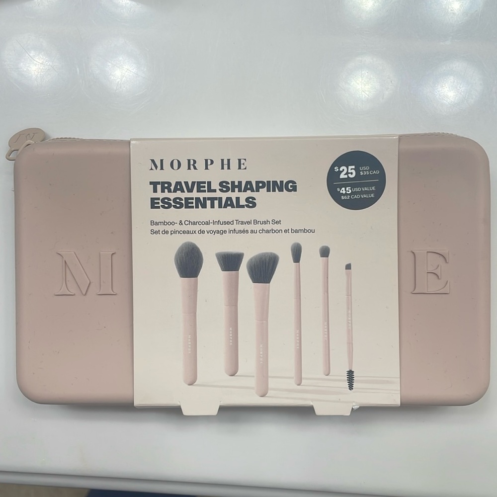 Morphe Travel makeup brushes and case